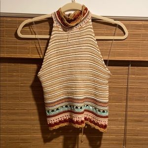 Crochet halter top